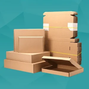 three-layer extra hard flat-pack corrugated cardboard box retail storage shipping UGI Packaging