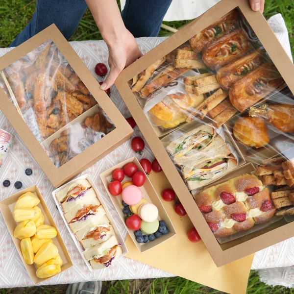 custom bento box lunch bag structures UGI Packaging kraft paper insulated manufacturer Guangzhou