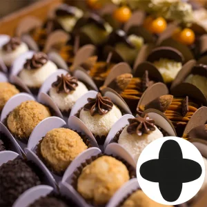 paper chocolate truffle candy cups bakery packaging cupcake liners wholesale UGI Packaging