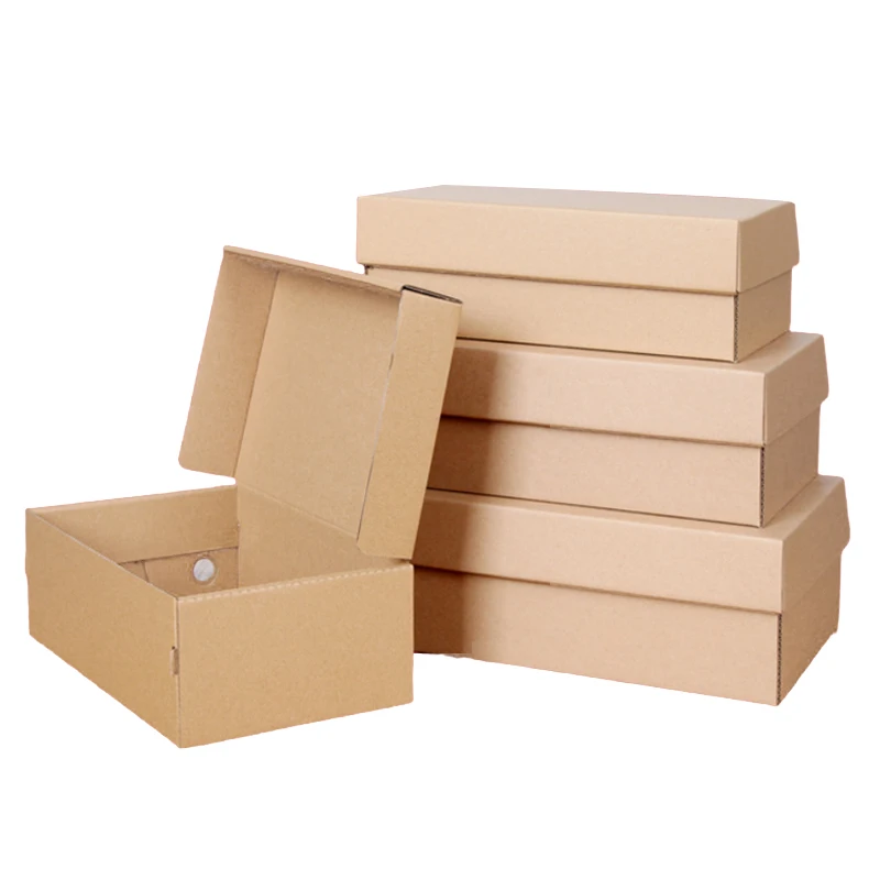 brown kraft multi-size corrugated apparel packaging boxes QC inspection UGI Packaging