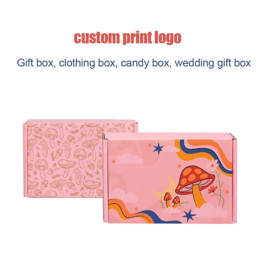 custom colour apparel packaging boxes corrugated carton full CMYK print UGI Packaging factory