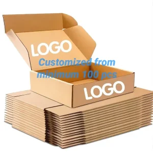 custom logo corrugated mailer box branding wholesale e-commerce UGI Packaging