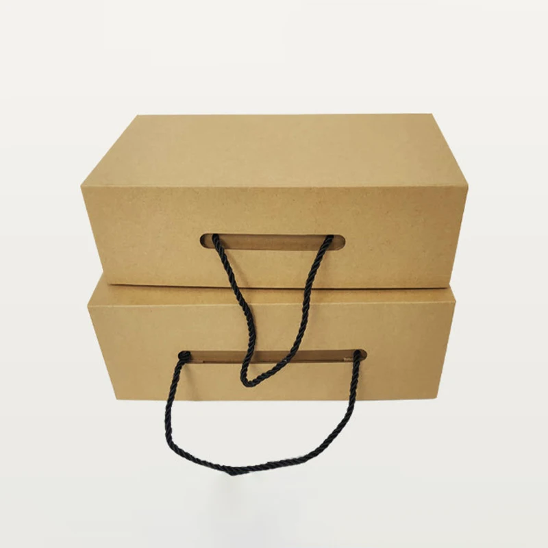 apparel packaging boxes with handle corrugated cardboard shoe box dieline structure UGI Packaging