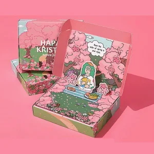 custom colour printing corrugated packaging box express shipping