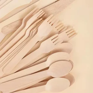wholesale biodegradable wooden cutlery set UGI Packaging manufacturer