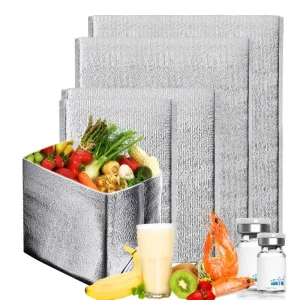 aluminium foil insulated flat bag wholesale thermal packaging UGI Packaging
