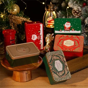 tinplate metal christmas gift box UGI Packaging seasonal