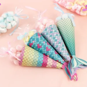 mermaid themed party favor box UGI Packaging children birthday