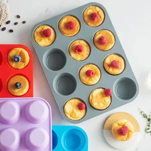 food grade silicone baking mold 12 hole 3D sphere chocolate muffin UGI Packaging manufacturer Guangzhou