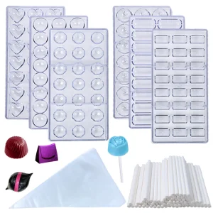 polycarbonate chocolate mold 3D transparent food grade candy confectionery UGI Packaging Guangzhou