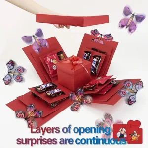 butterfly explosion box DIY gift UGI Packaging creative structure