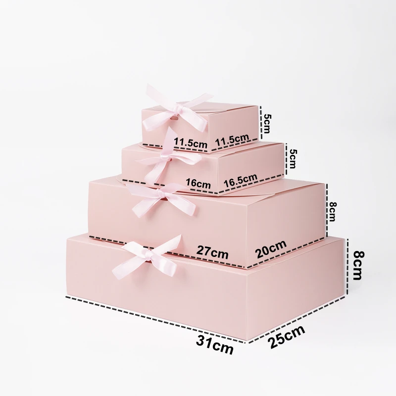 ribbon gift box surface finish gloss lamination apparel packaging boxes UGI Packaging