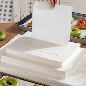non-stick silicone baking paper square bakery packaging greaseproof sheets wholesale UGI Packaging