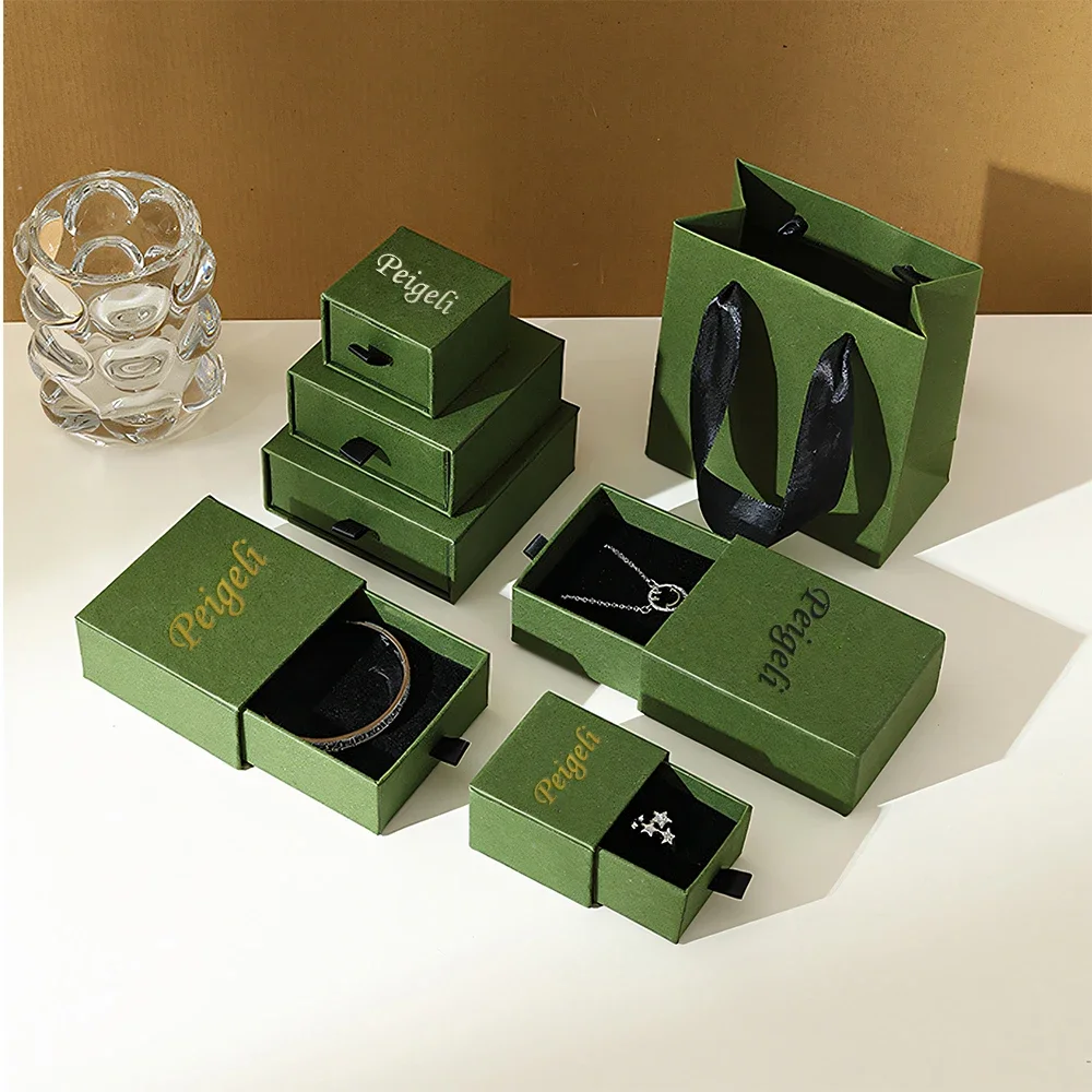 luxury jewelry gift box printing foil stamping UV spot coating UGI Packaging Guangzhou