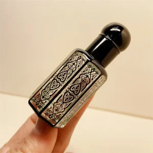 electroplated carved glass essential oil bottles luxury surface treatment UGI Packaging cosmetic manufacturer
