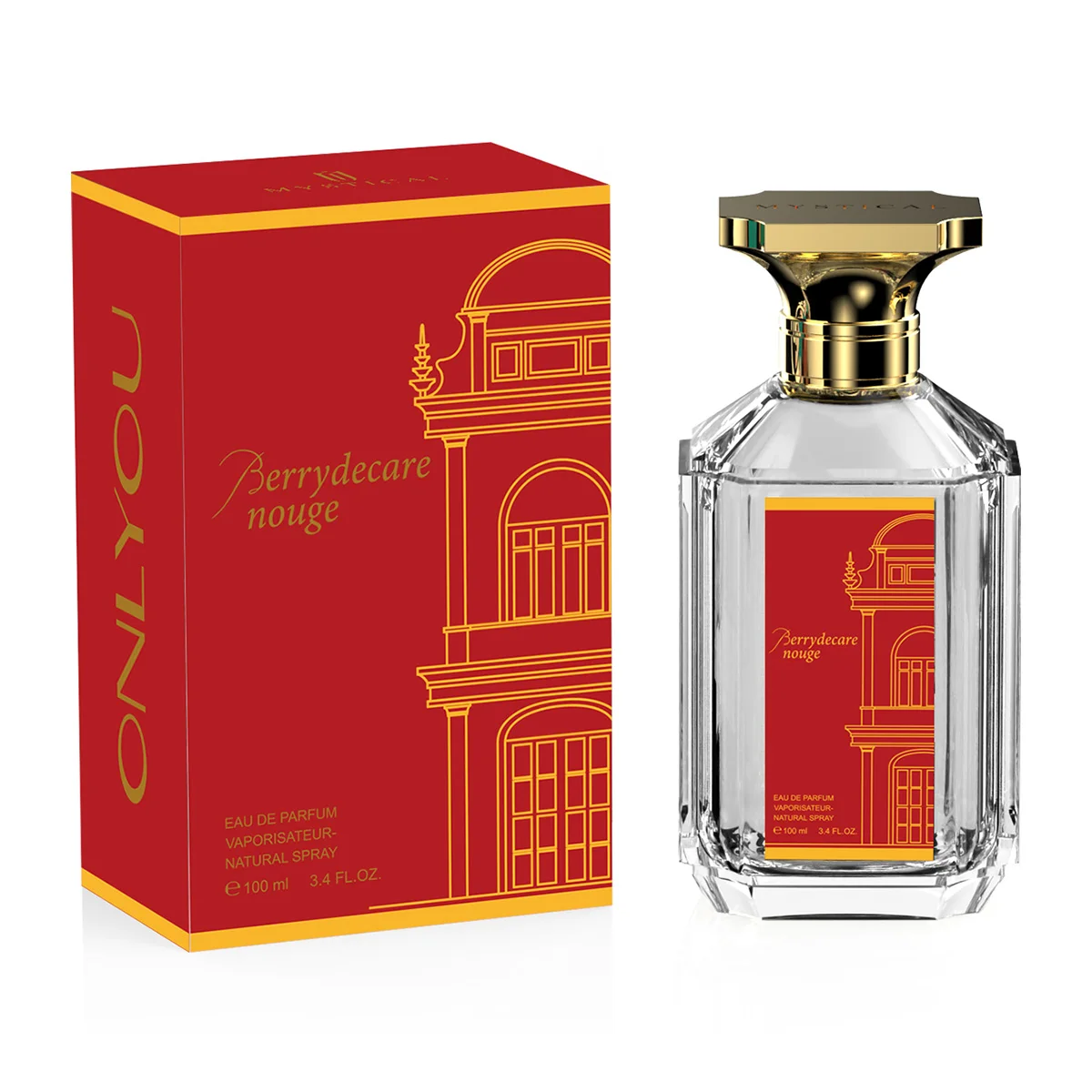 magnetic closure perfume box with ribbon lift custom packaging UGI Packaging manufacturer