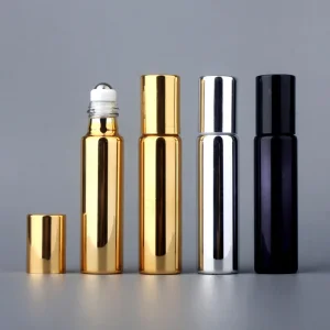 10ml glass roll-on bottle stainless steel roller ball UV-protected UGI Packaging cosmetic container