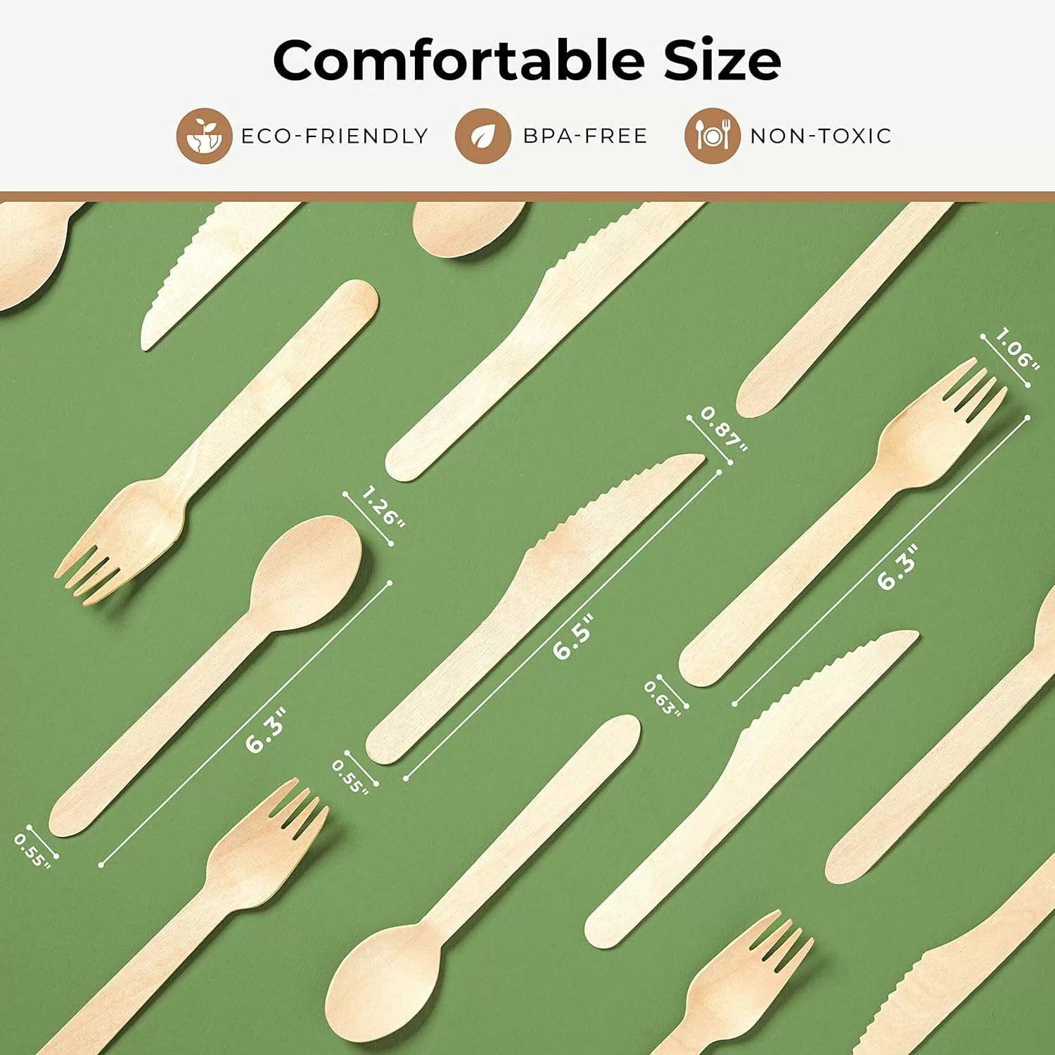Eco-Friendly Sugarcane Cutlery Set – Sustainable, Biodegradable Tableware from China Factory
