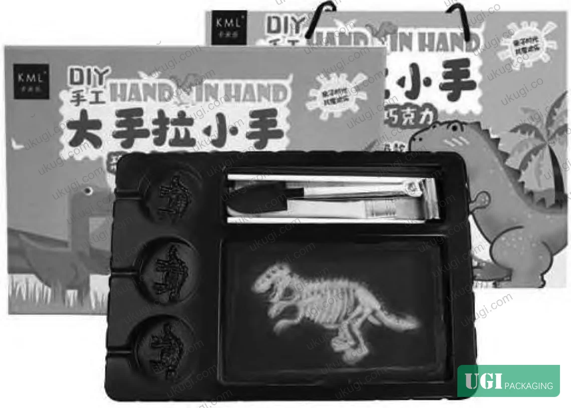 Figure 3: Chinese cultural IP collaboration on chocolate gift packaging — national trend aesthetic applied to folding carton print and structural format