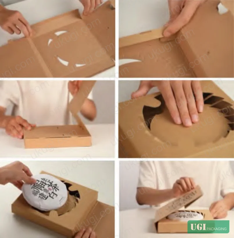 Figure 1: Over-engineered tea gift packaging showing excessive material layering and non-functional decorative elements that increase carbon footprint by 140–180% compared to functional-equivalent designs