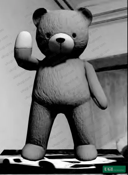 Figure 12: TeddyBear head-tap interaction — raycast collision on head collider triggers wave animation via BlendTree state machine