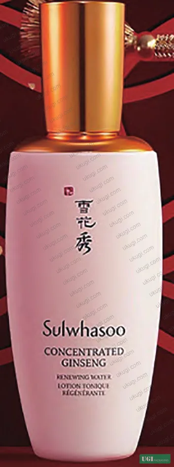 Figure 2: Sulwhasoo secondary packaging detail showing typographic hierarchy with 隶书 (Lishu) and 楷书 (Kaishu) script combination