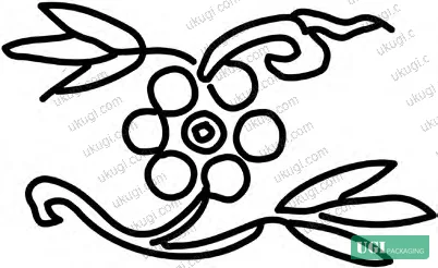 Figure 6: Combined motif form showing reconstructed Shu embroidery pattern elements