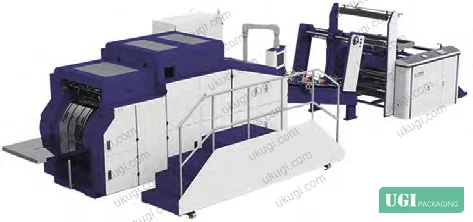 Figure 4: Web-fed square-bottom bag machine — width 80–280 mm, speed 500 bags/min, substrate 30–80 g/m²