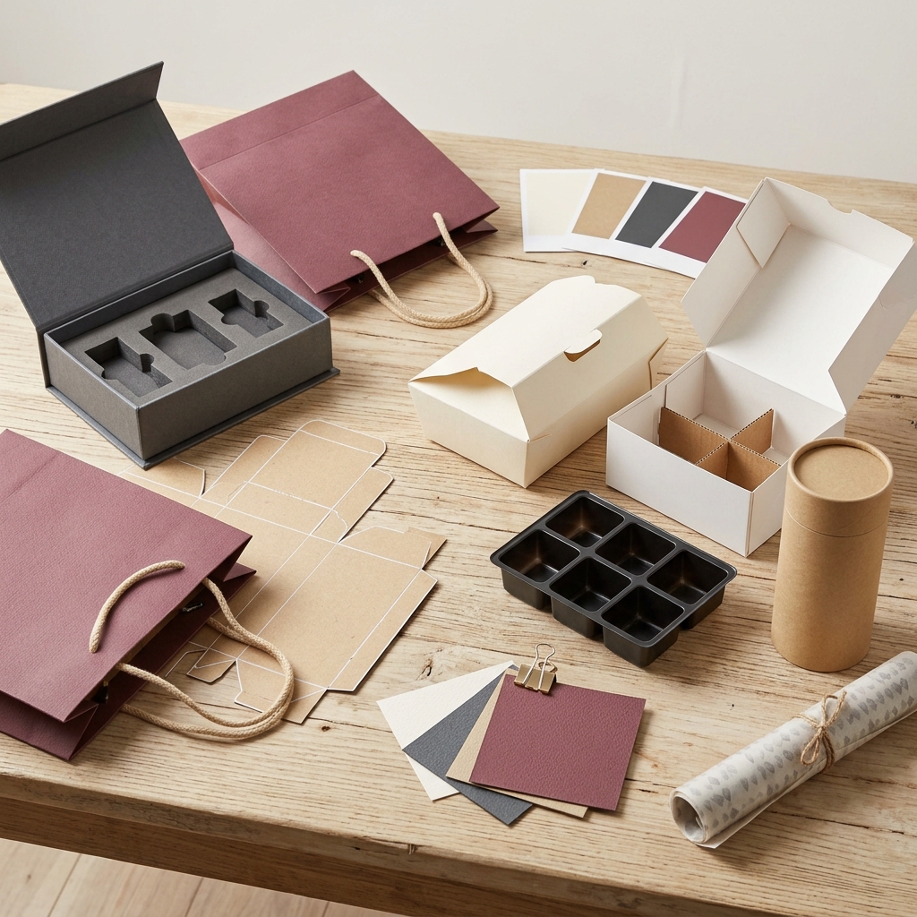 Explore gift and food packaging structures and product options