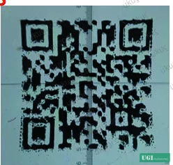 Figure 6: QR code print quality at 78 m/min, normal head height — reference condition
