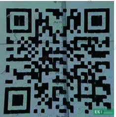 Figure 12: QR code at 95 m/min with head height raised +3mm