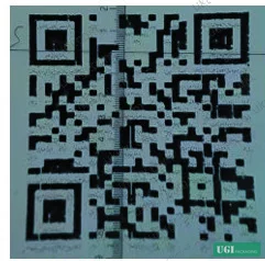 Figure 14: QR code at 130 m/min with head height raised +3mm — combined degradation effect