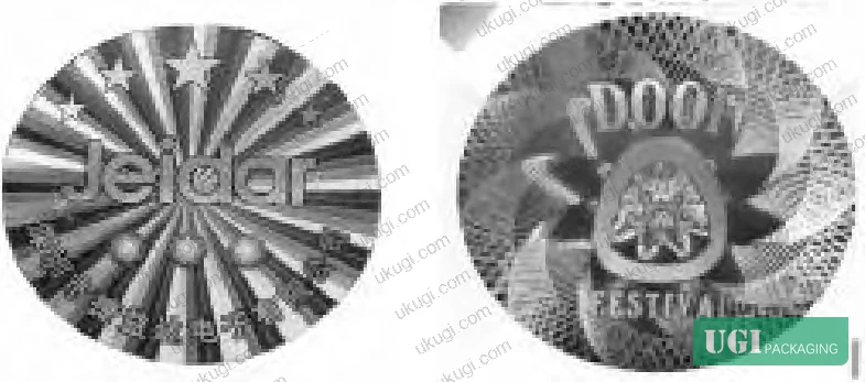 Figure 13: Experimental production line configuration for 2D and 3D holographic anti-counterfeiting pattern yield testing