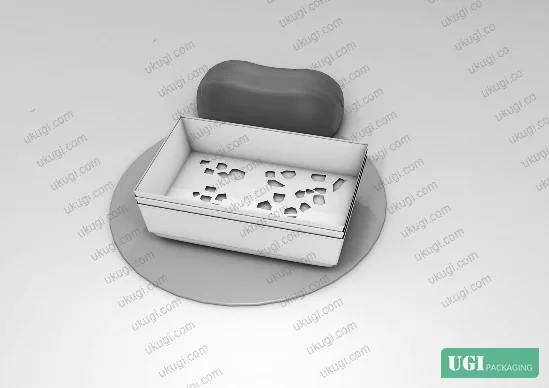 Figure 3: Form 2 daily-use soap dish configuration with inverted lid drainage system