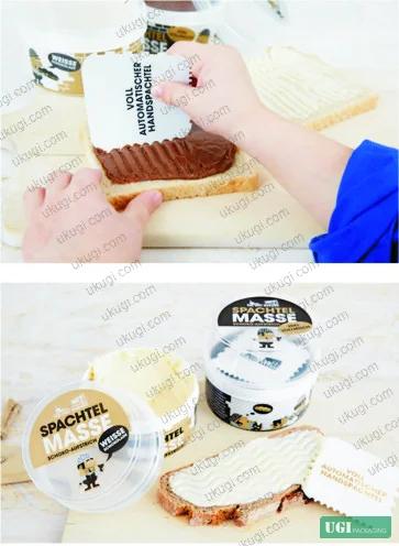Figure 4: New Year-themed confectionery packaging designed for post-consumption reuse — the box wrapper folds into a decorative rabbit figure, demonstrating sustainable packaging design integration