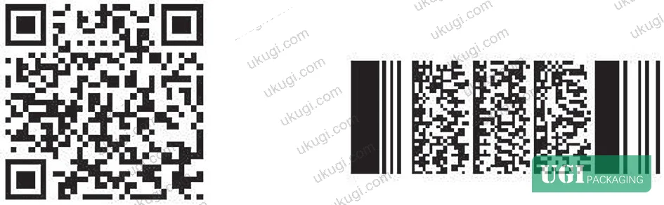 Figure 1: QR code and 1D barcode comparison — information density and spatial encoding differences