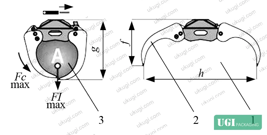 Figure 3: Folding-arm crane and mobile chassis assembly for tobacco bale handling system