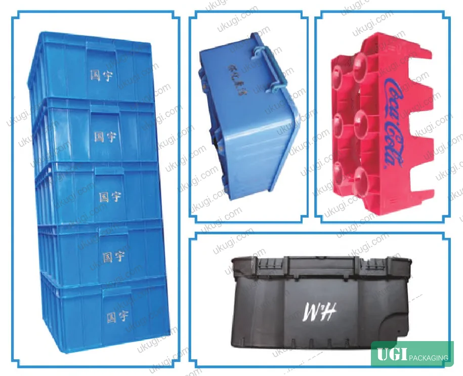 Figure 7: Large rigid plastic container with foil stamped logo — an application where heat transfer is economically non-viable