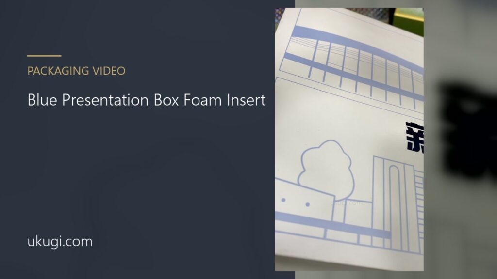 Blue Presentation Box Foam Insert | ukugi.com