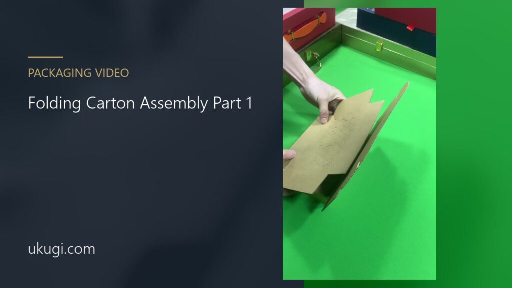 Folding Carton Assembly Part 1 | ukugi.com