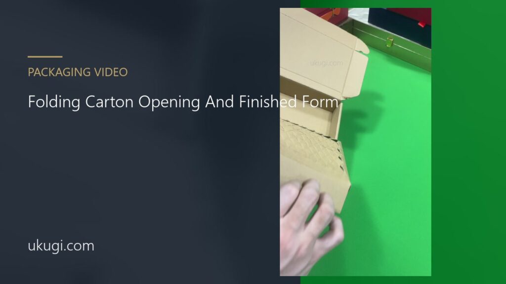 Folding Carton Opening And Finished Form | ukugi.com