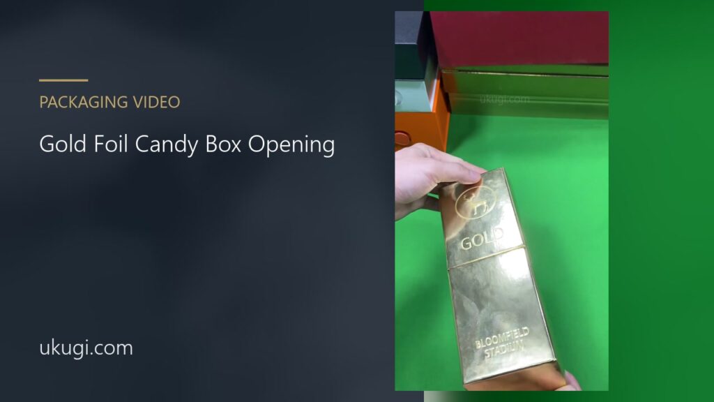 Gold Foil Candy Box Opening | ukugi.com
