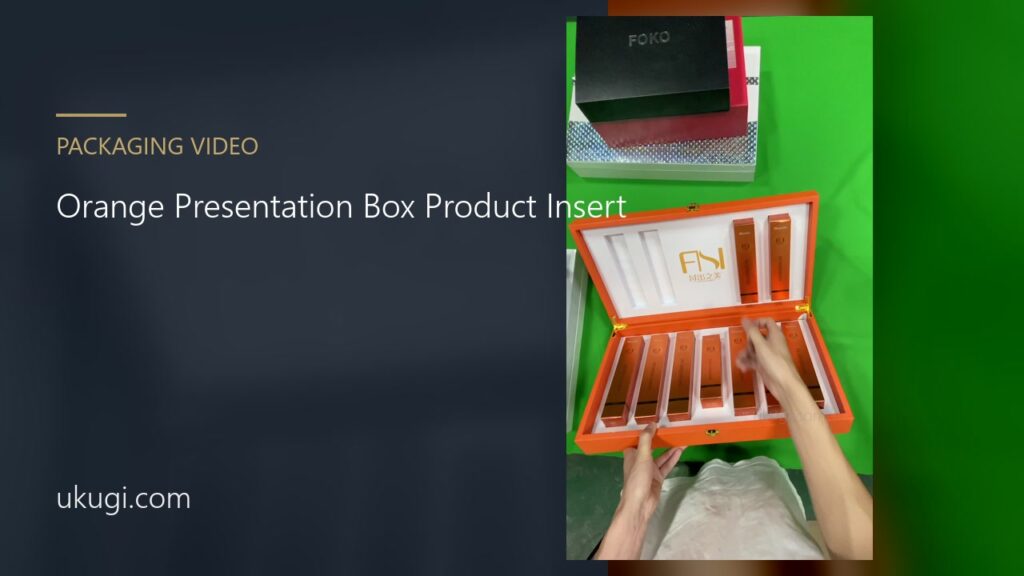 Orange Presentation Box Product Insert | ukugi.com