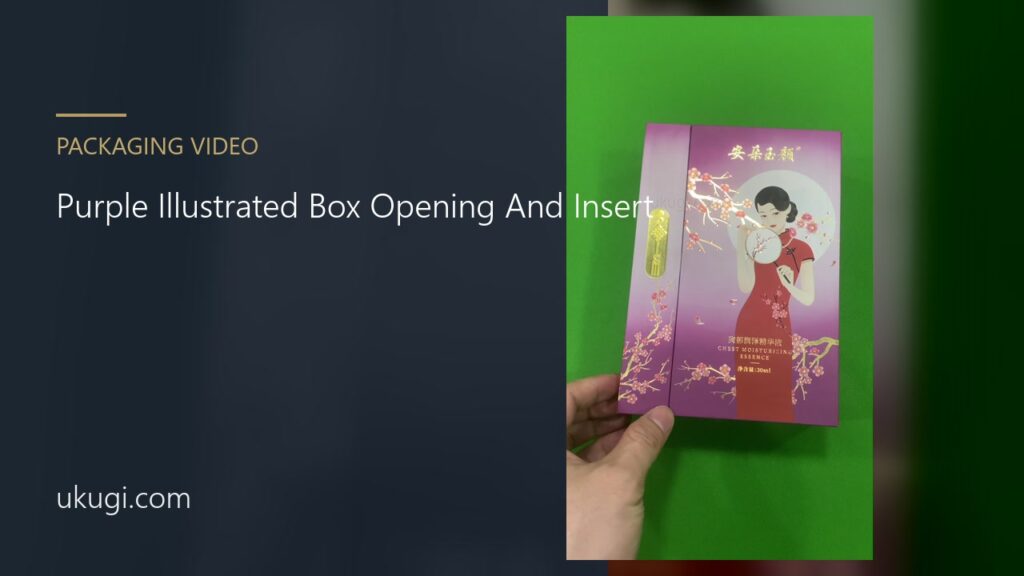 Purple Illustrated Box Opening And Insert | ukugi.com