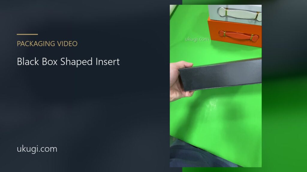 Black FOKO Box with Shaped Insert | ukugi.com