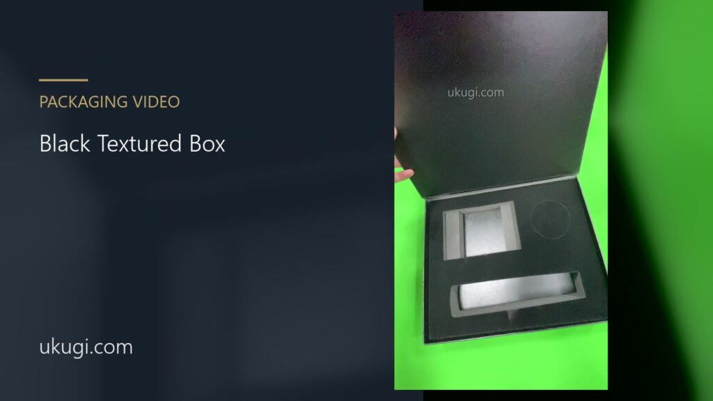 Black Textured Box Exterior | ukugi.com