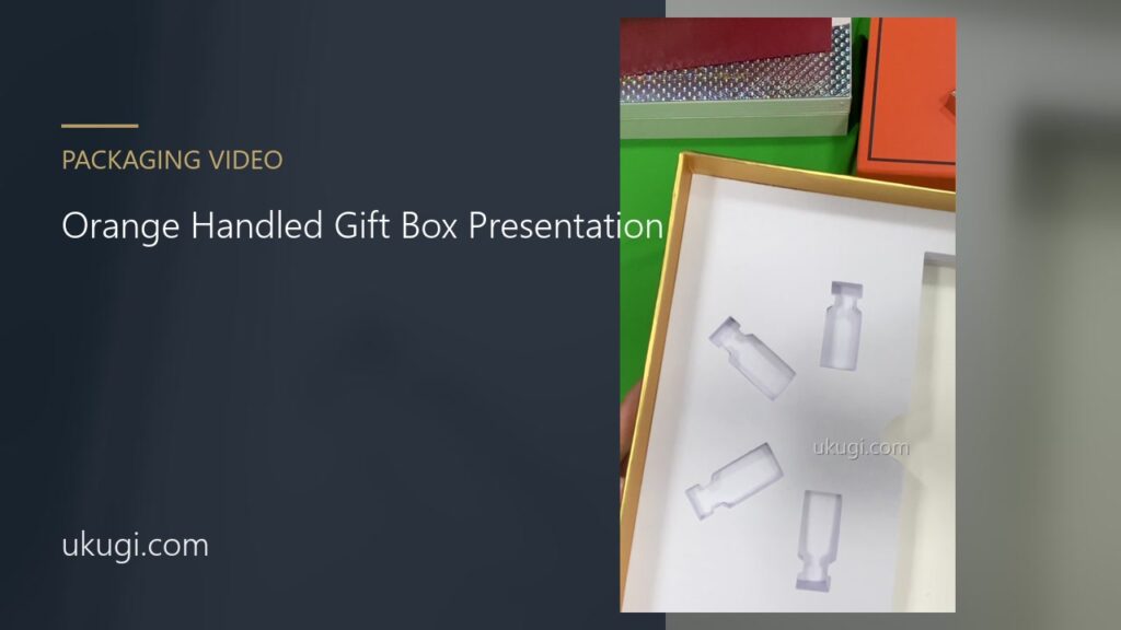 Orange Handled Gift Box Presentation | ukugi.com