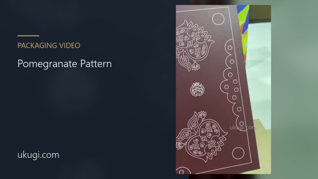 Pomegranate Patterned Box Detail | ukugi.com