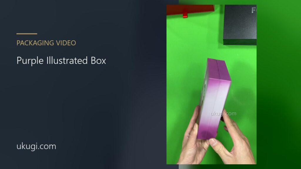 Purple Illustrated Hinged Box | ukugi.com