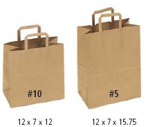 Flat handle kraft